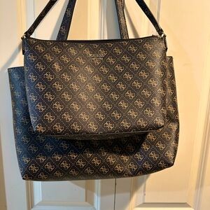 2 in 1 Guess Brenton Eco 2 bags in brown